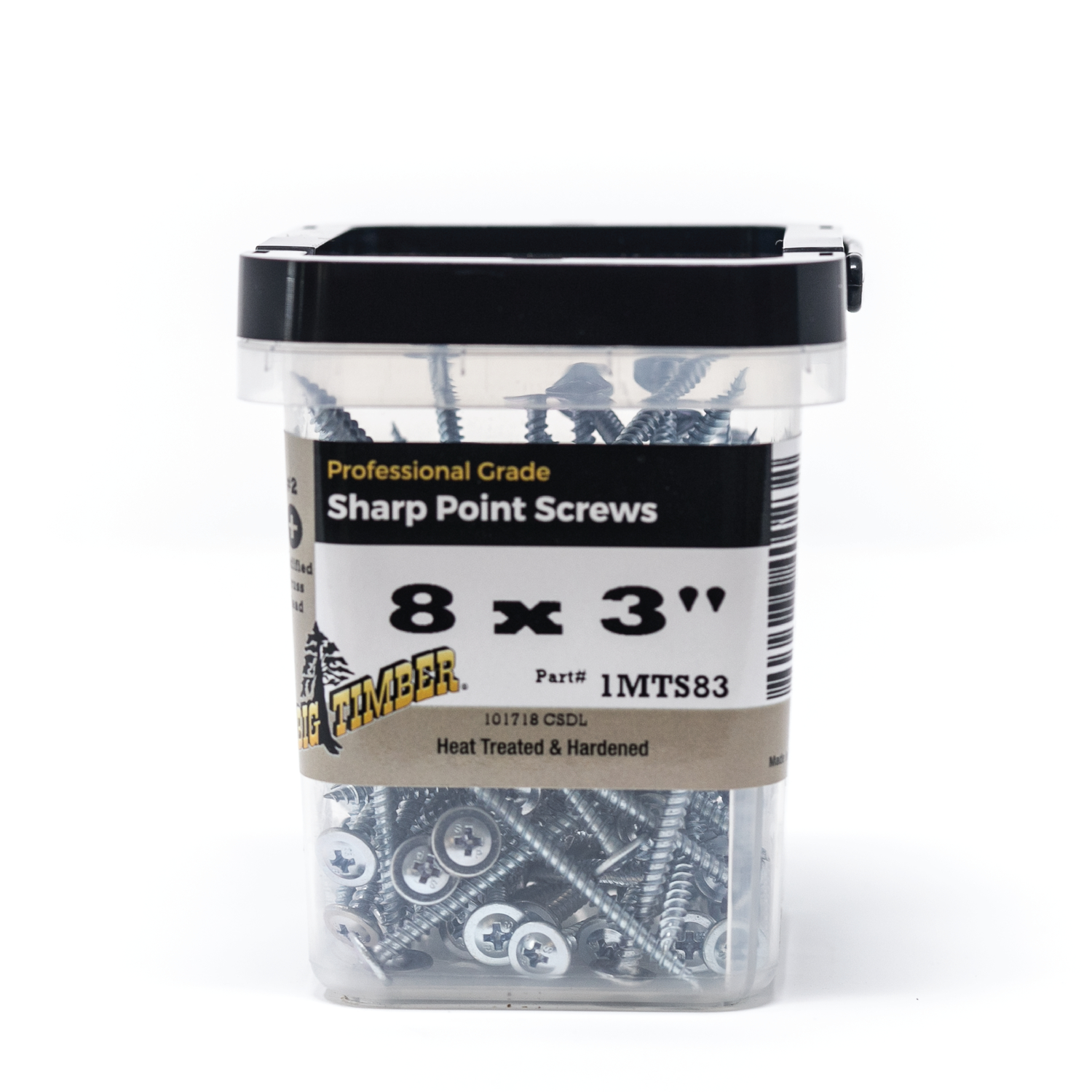 Big Timber No. 8 X 3 in. L Phillips Zinc-Plated Sharp Point Screws 1 lb 75 pk - Jamoozus
