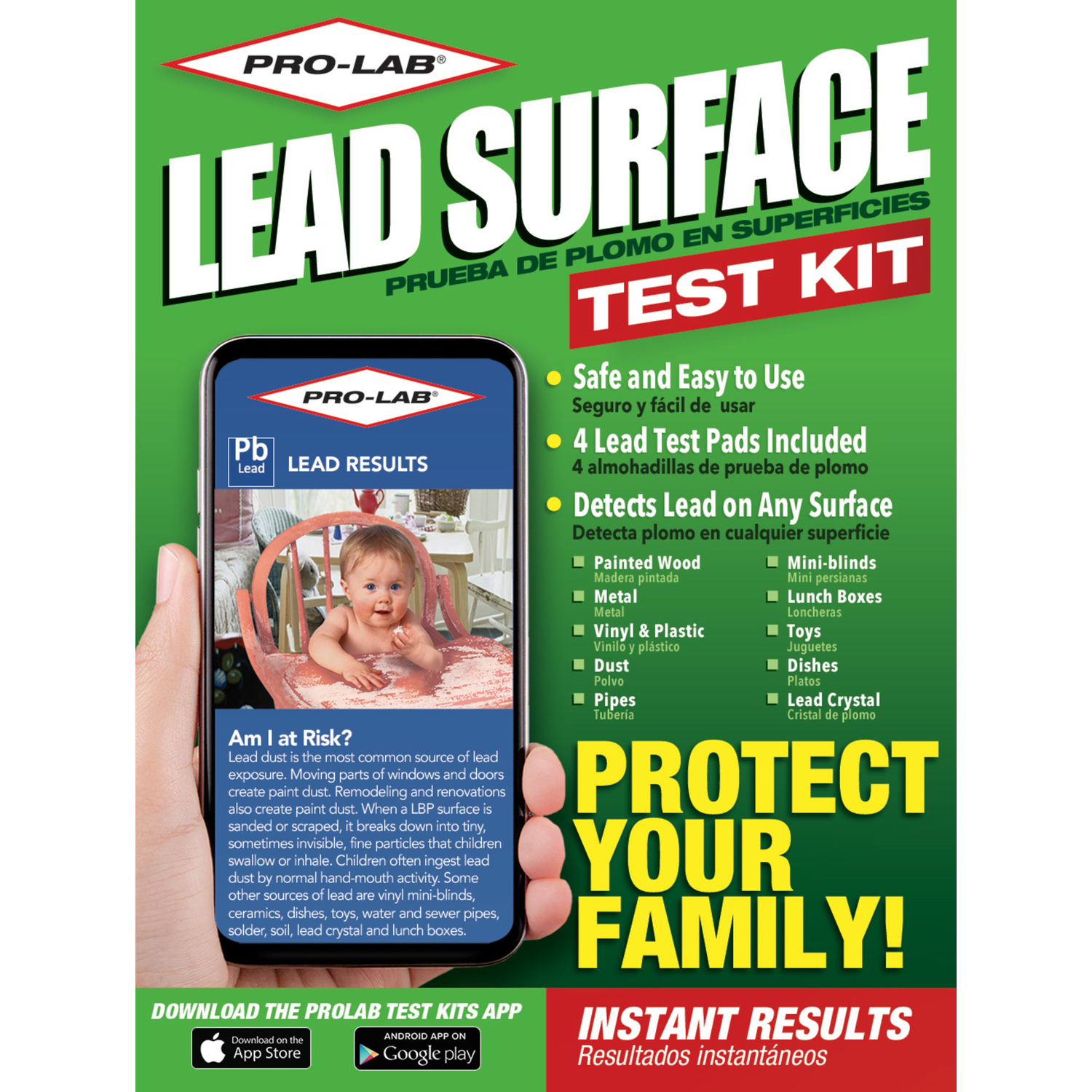 Pro-Lab Lead Surface Test Kit 1 pk - Jamoozus
