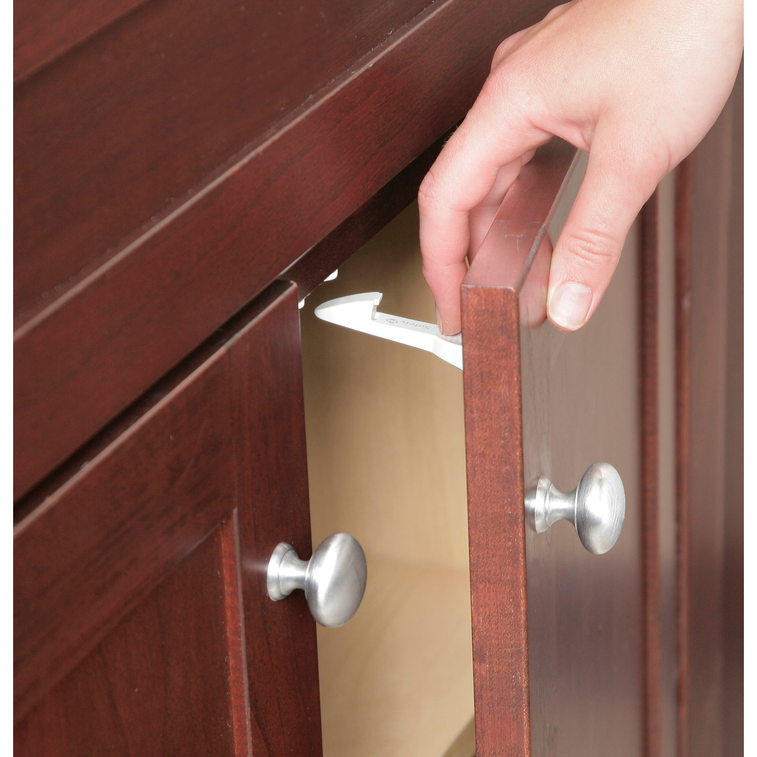 Safety 1st White Plastic Spring Latches 3 pk - Jamoozus