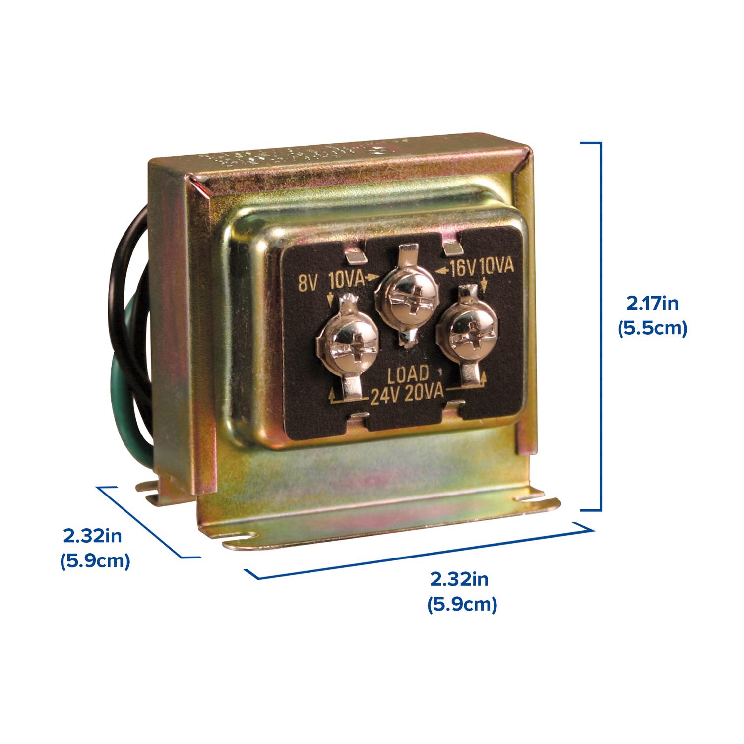 Heath Zenith Metal Wired Door Chime Transformer - Jamoozus