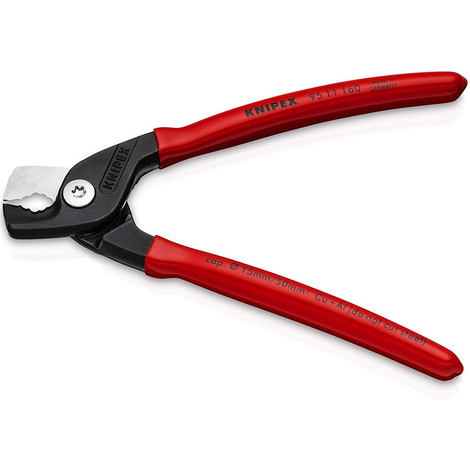 Knipex StepCut 6.29 in. L Red Cable Shears 1 AWG - Jamoozus
