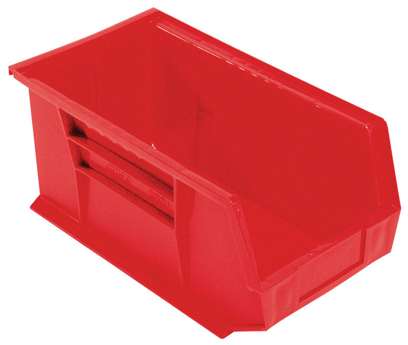 Quantum Storage 8-1/4 in. W X 6-3/4 in. H Tool Storage Bin Polypropylene 1 compartments Red - Jamoozus