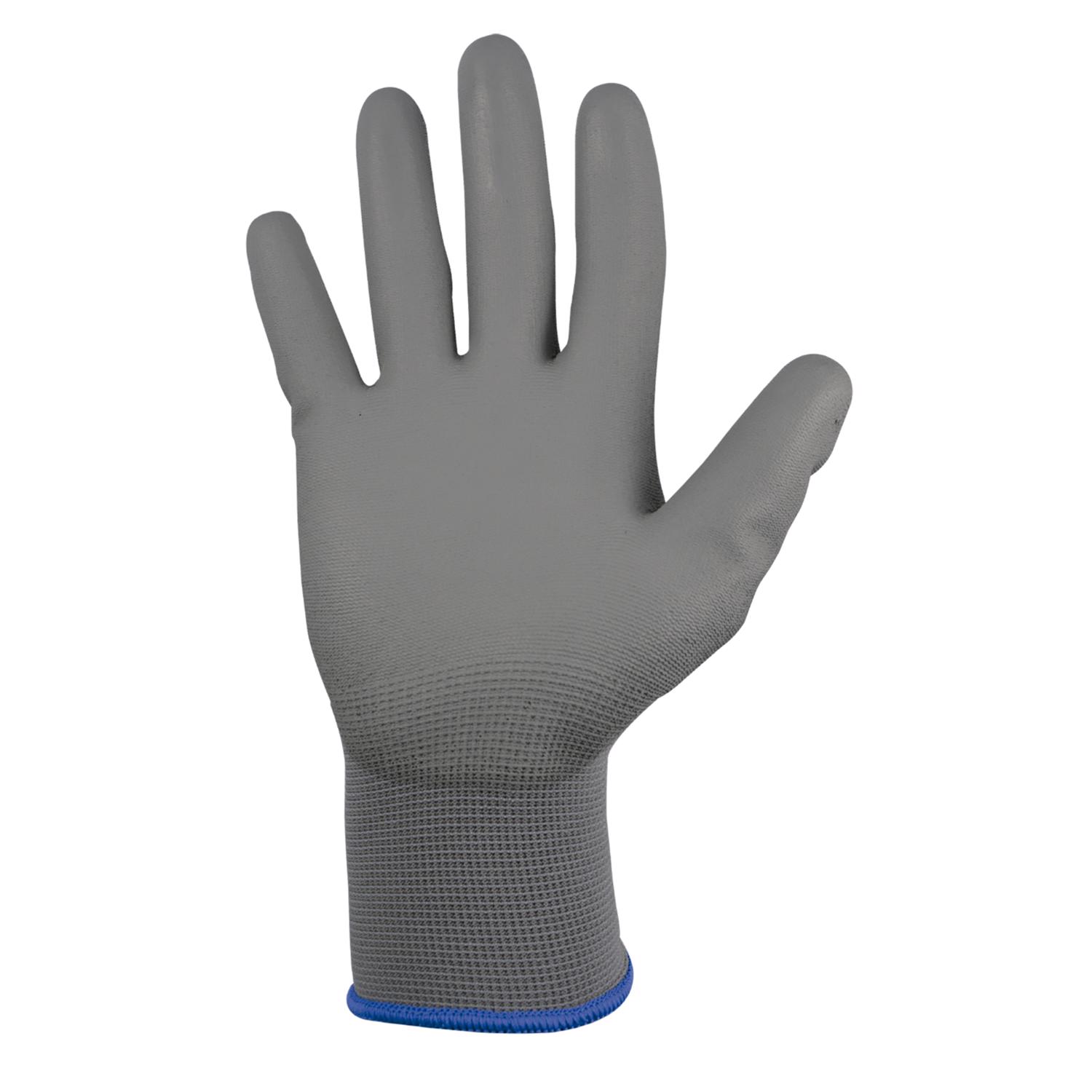 General Electric Unisex Dipped Gloves Gray M 1 pair - Jamoozus