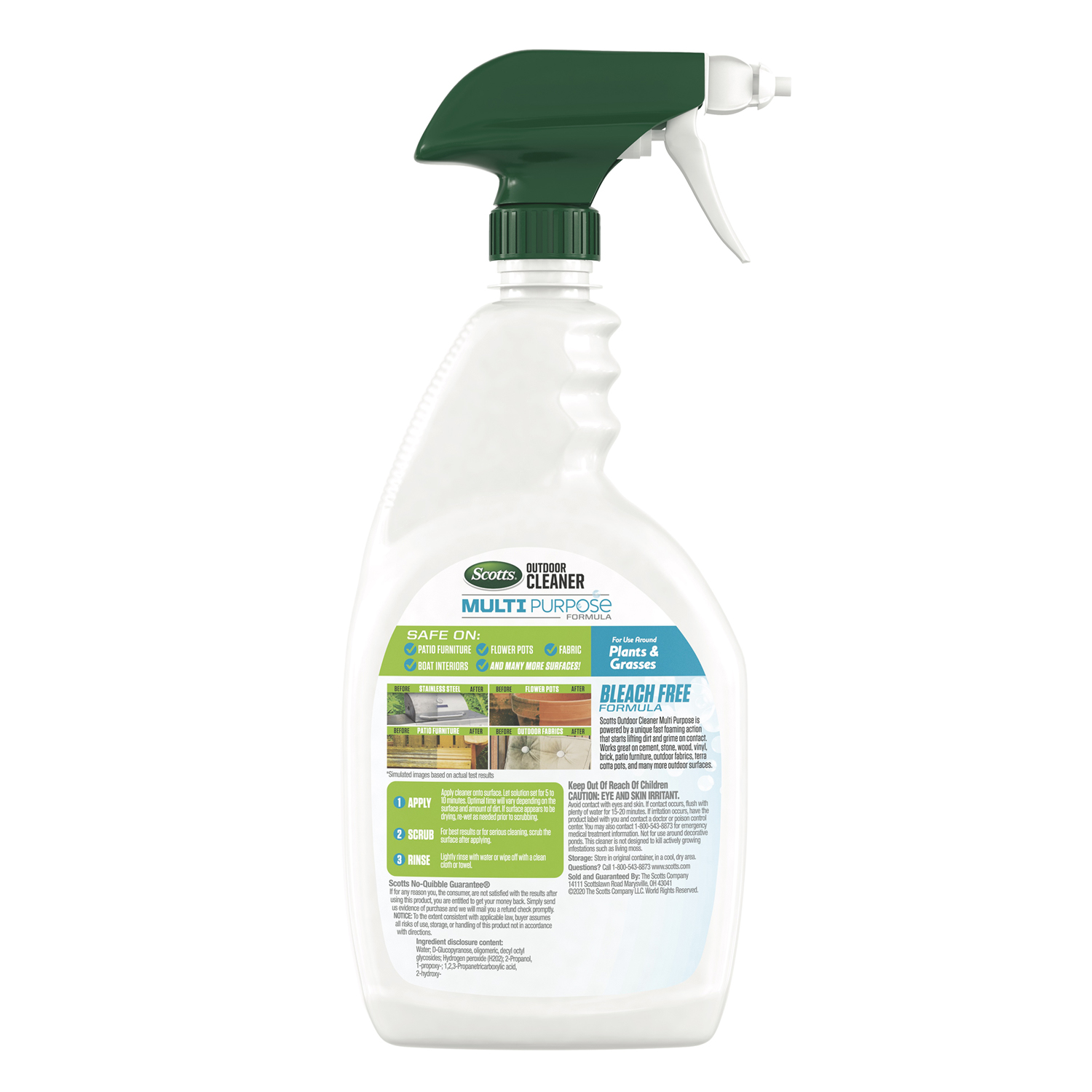 Scotts Multi Purpose Formula Outdoor Cleaner 32 oz Liquid - Jamoozus