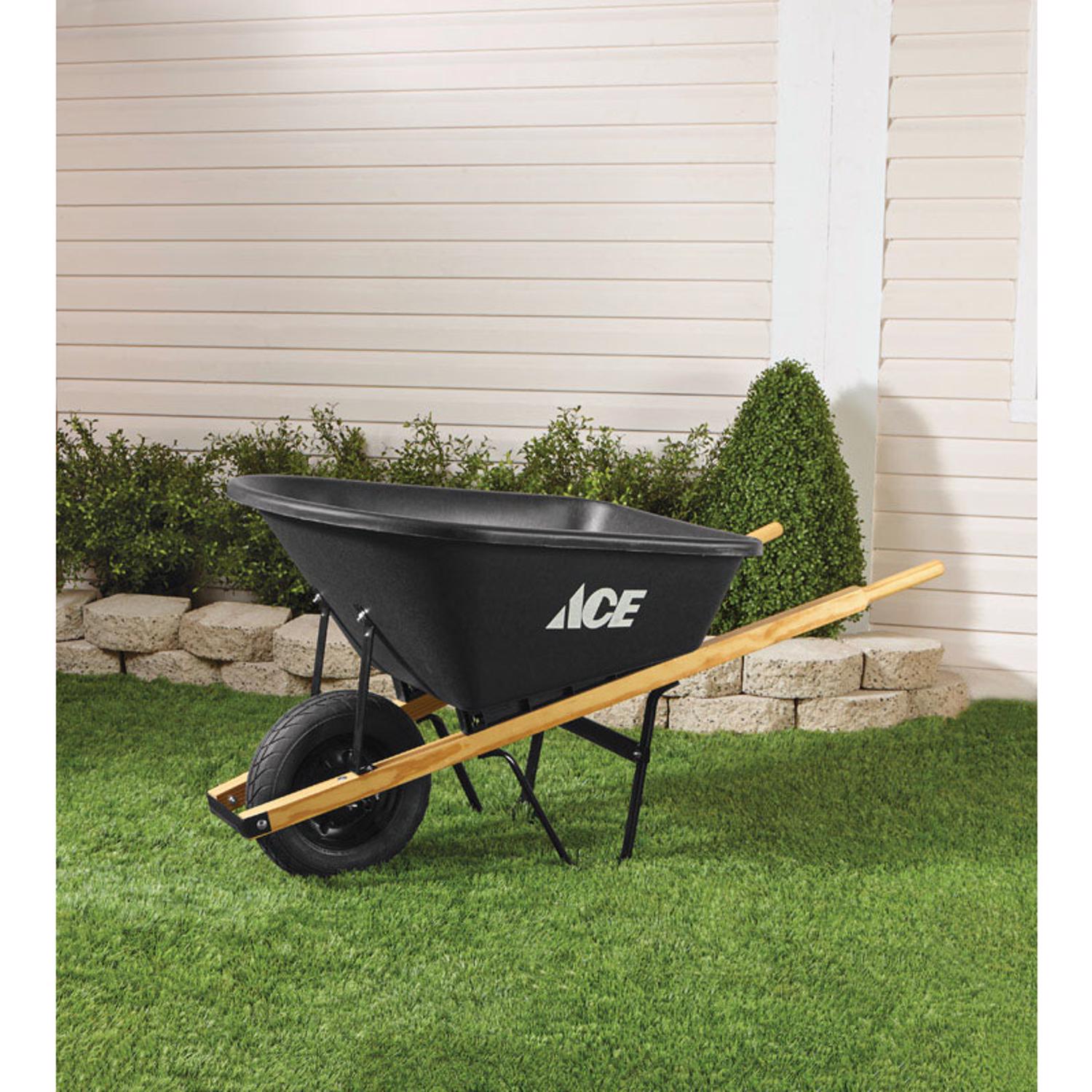 Ace Poly Residential Wheelbarrow 6 cu ft - Jamoozus