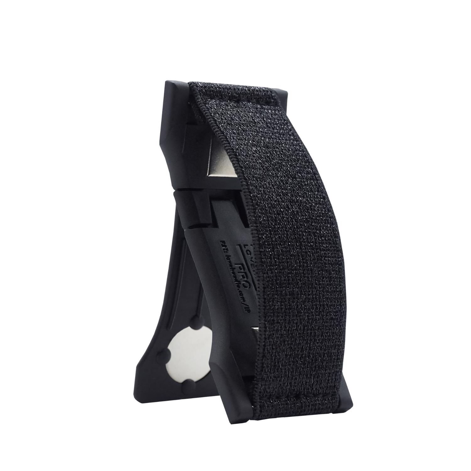 LoveHandle Black Glitter Phone Grip For All Mobile Devices - Jamoozus