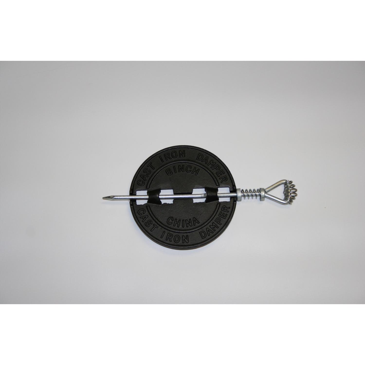 US Stove 6 in. D Cast Iron Damper - Jamoozus