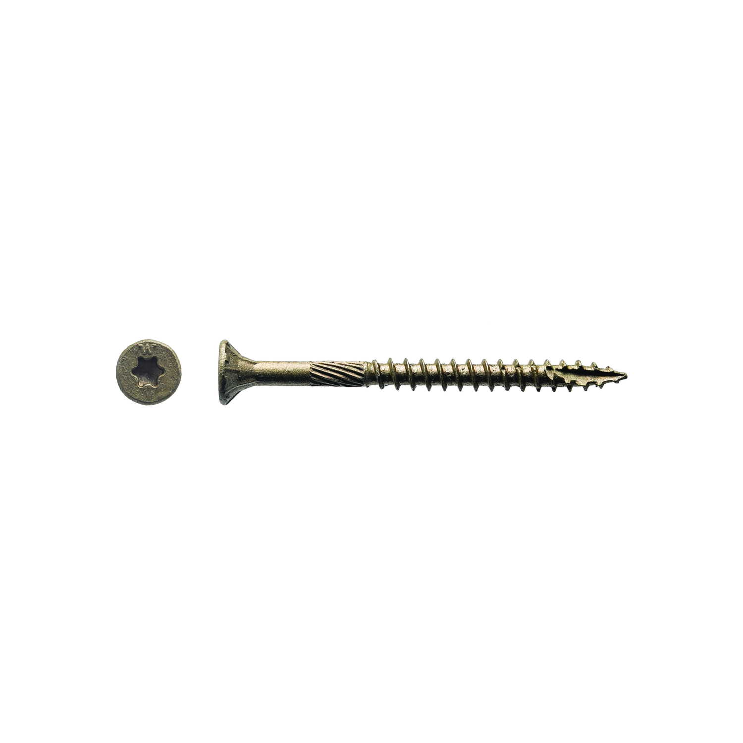Big Timber No. 8 X 2 in. L Star Bronze Wood Screws 3500 pk - Jamoozus