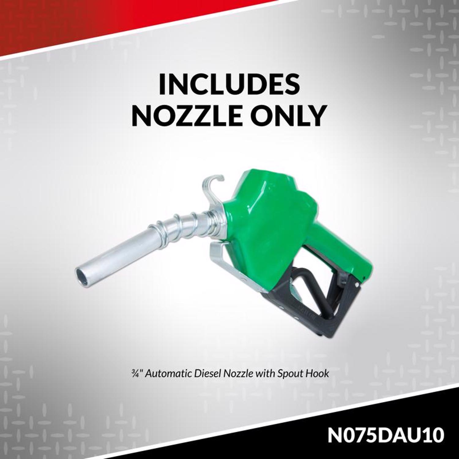 Fill-Rite Aluminum Fuel Nozzle With Hook - Jamoozus