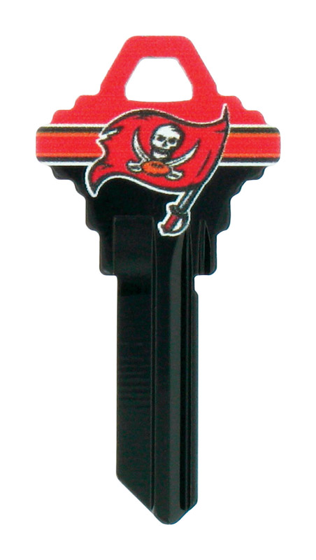 Hillman Tampa Bay Buccaneers Schlage/68 SC1 House/Office Key Blank Single - Jamoozus