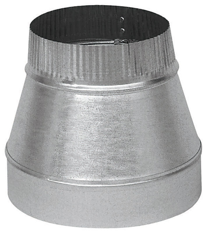 Imperial 4 in. D X 3 in. D Galvanized Steel Furnace Pipe Reducer - Jamoozus