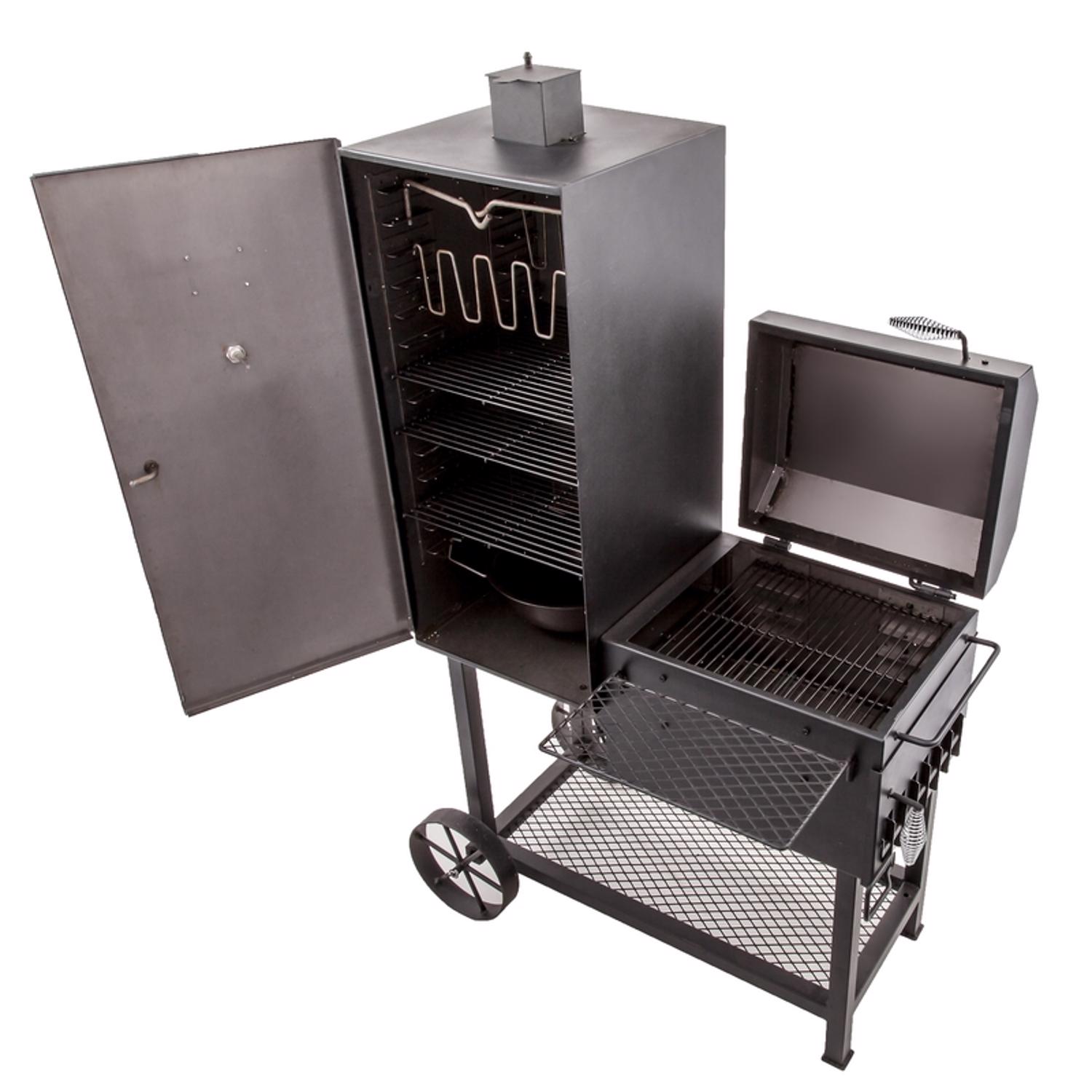 Oklahoma Joe's Bandera Charcoal Vertical Smoker Black - Jamoozus