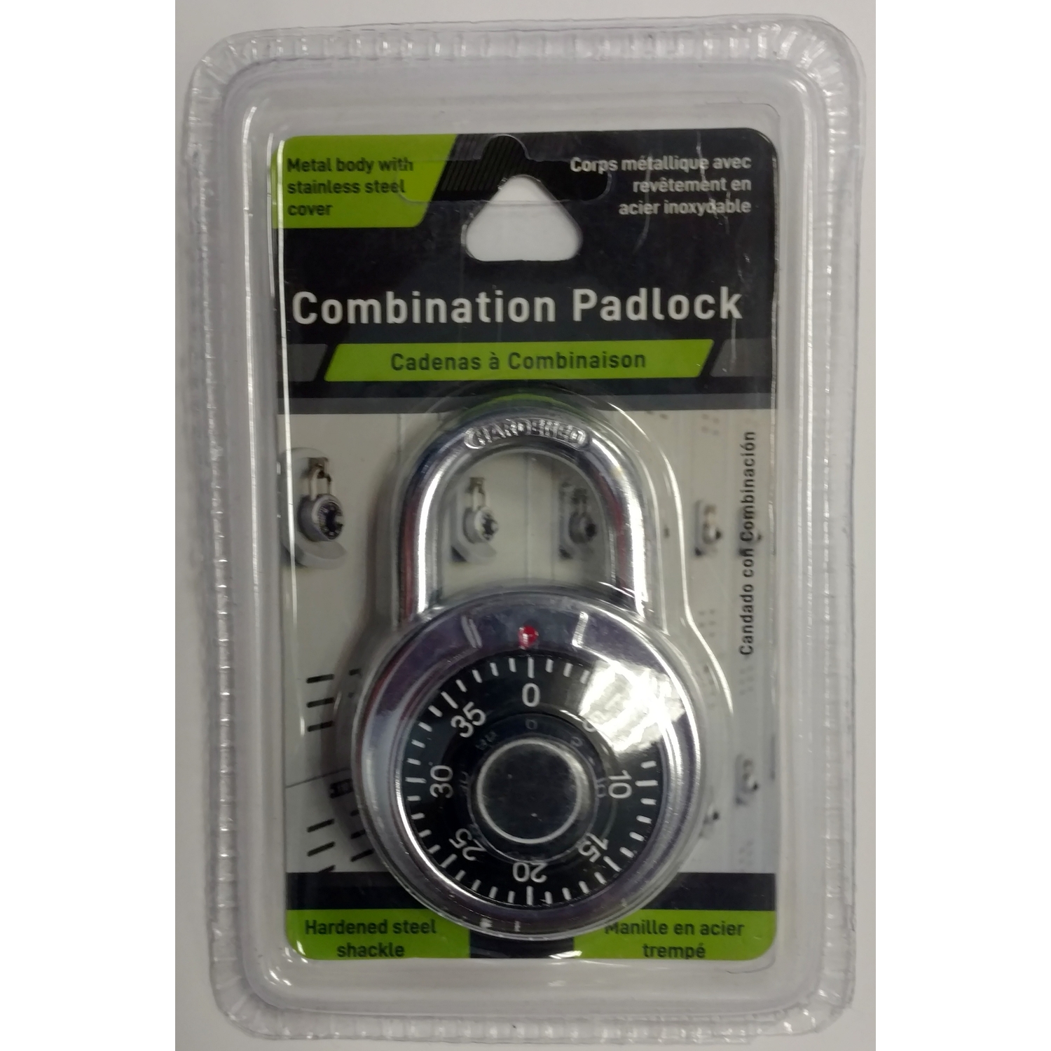 Jacent Metal Combination Dial Padlock - Jamoozus