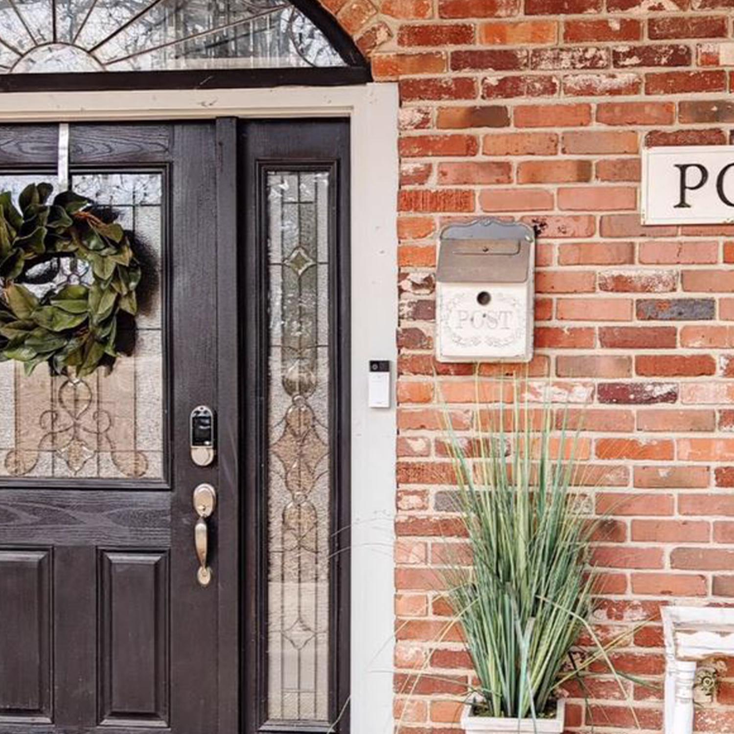 Feit Smart Home White Metal/Plastic Wireless Smart-Enabled Video Doorbell - Jamoozus