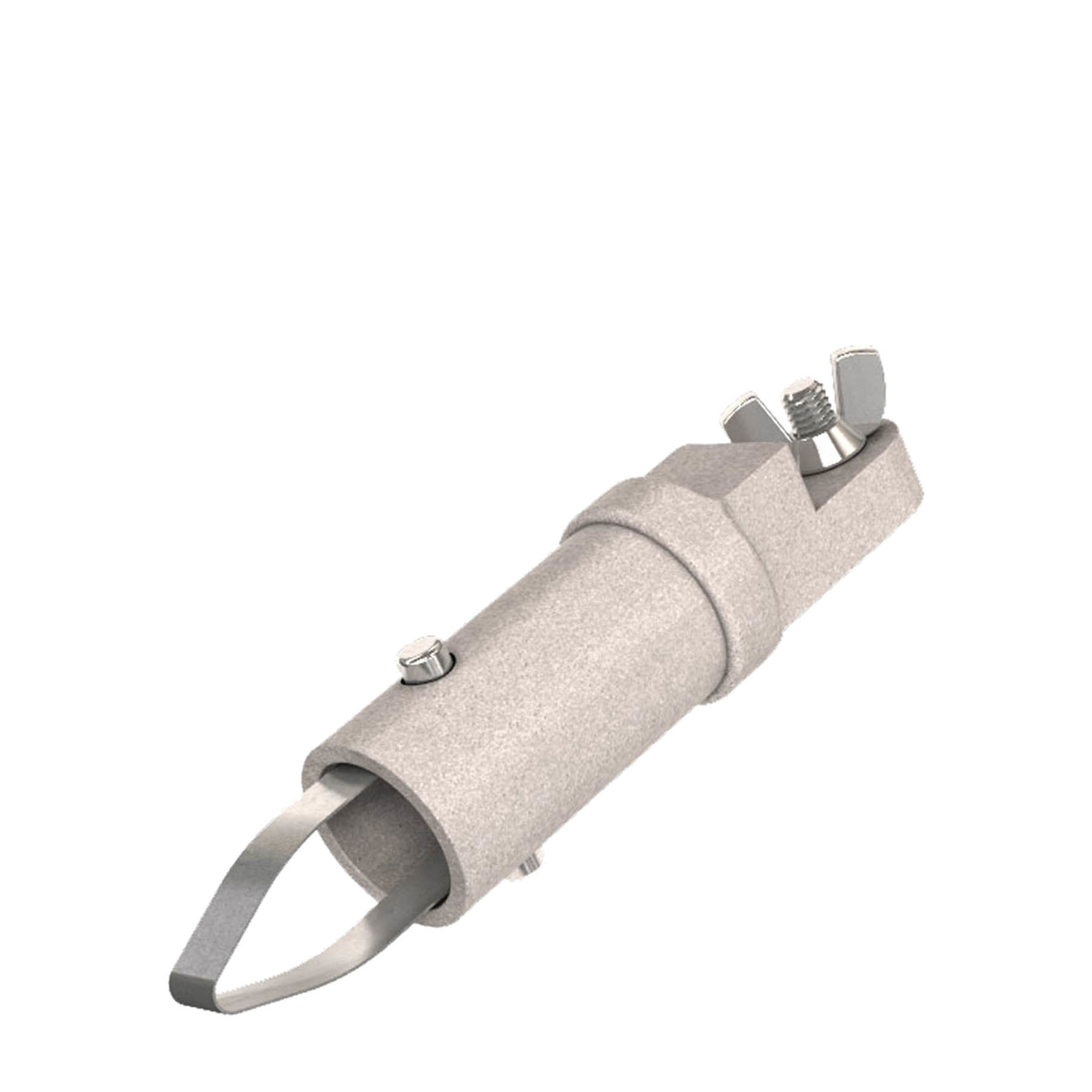 Bon 3.25 in. W X 3.25 in. L Aluminum Button Handle Adapter Smooth - Jamoozus