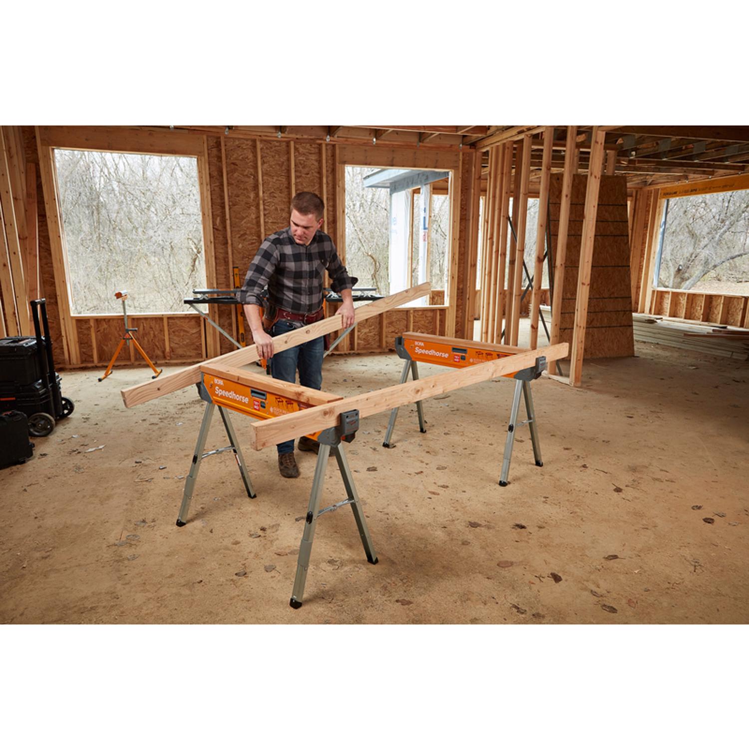 Bora Portamate Speedhorse Sawhorse 1500 lb. cap. 1 pk - Jamoozus