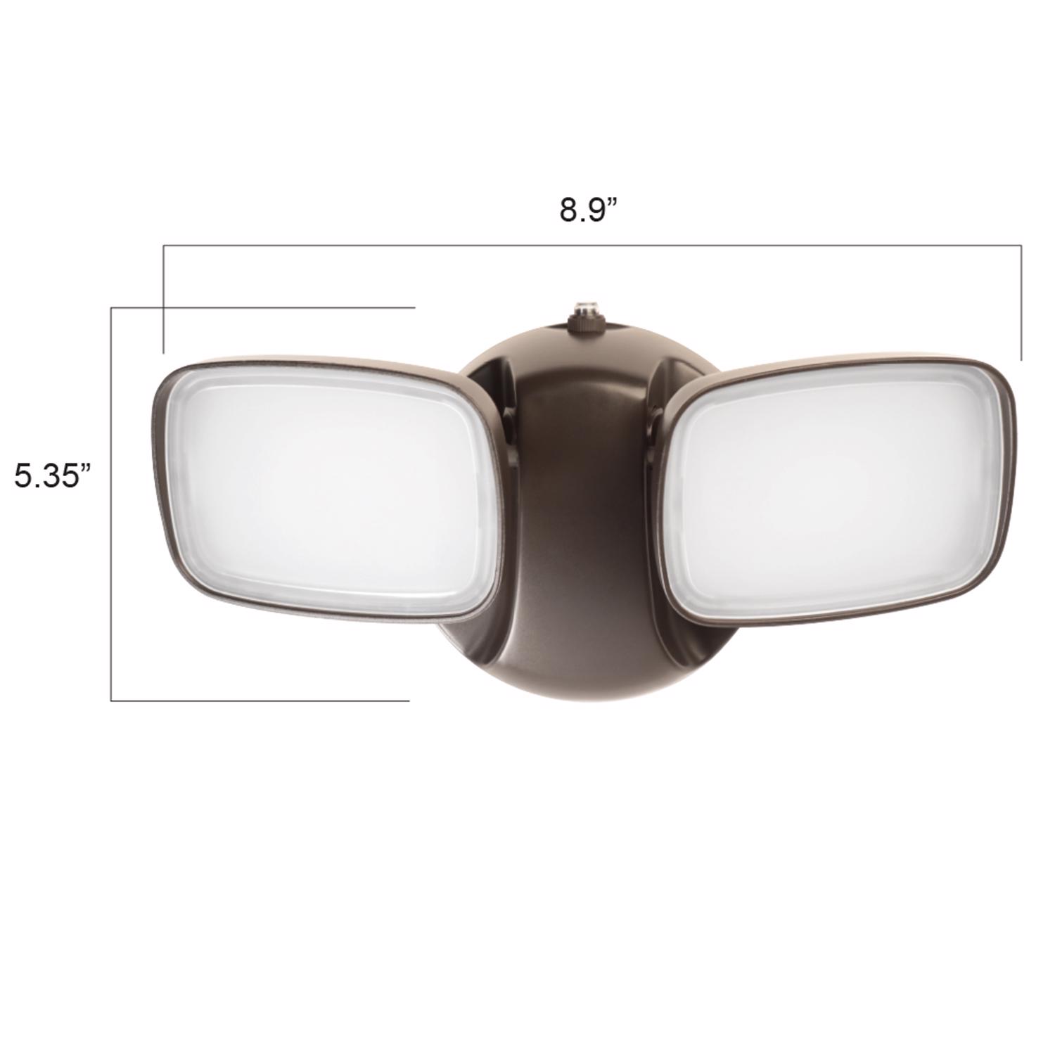 Feit LED Dusk to Dawn Hardwired LED Bronze Security Floodlight - Jamoozus