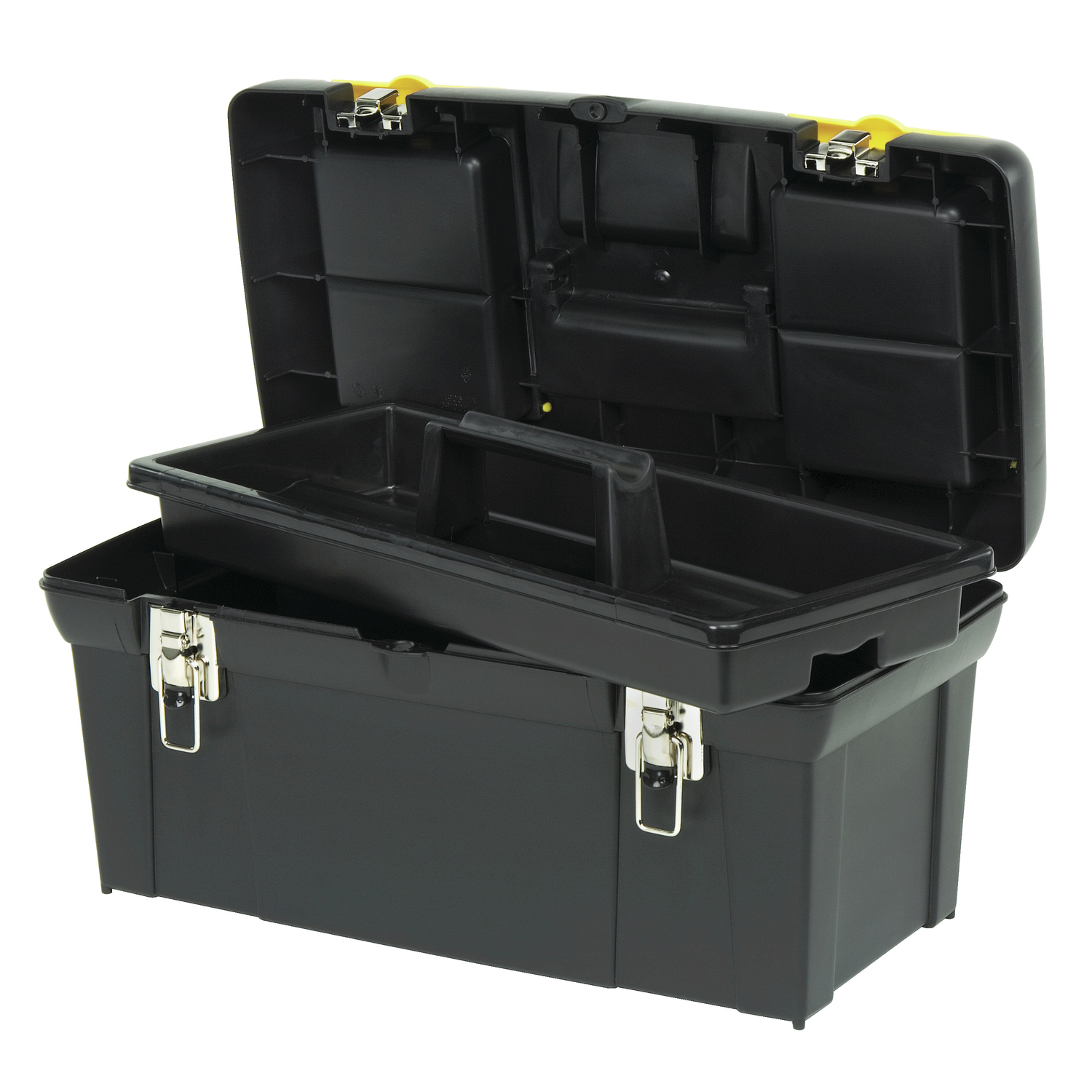Stanley 24 in. Tool Box Black/Yellow - Jamoozus