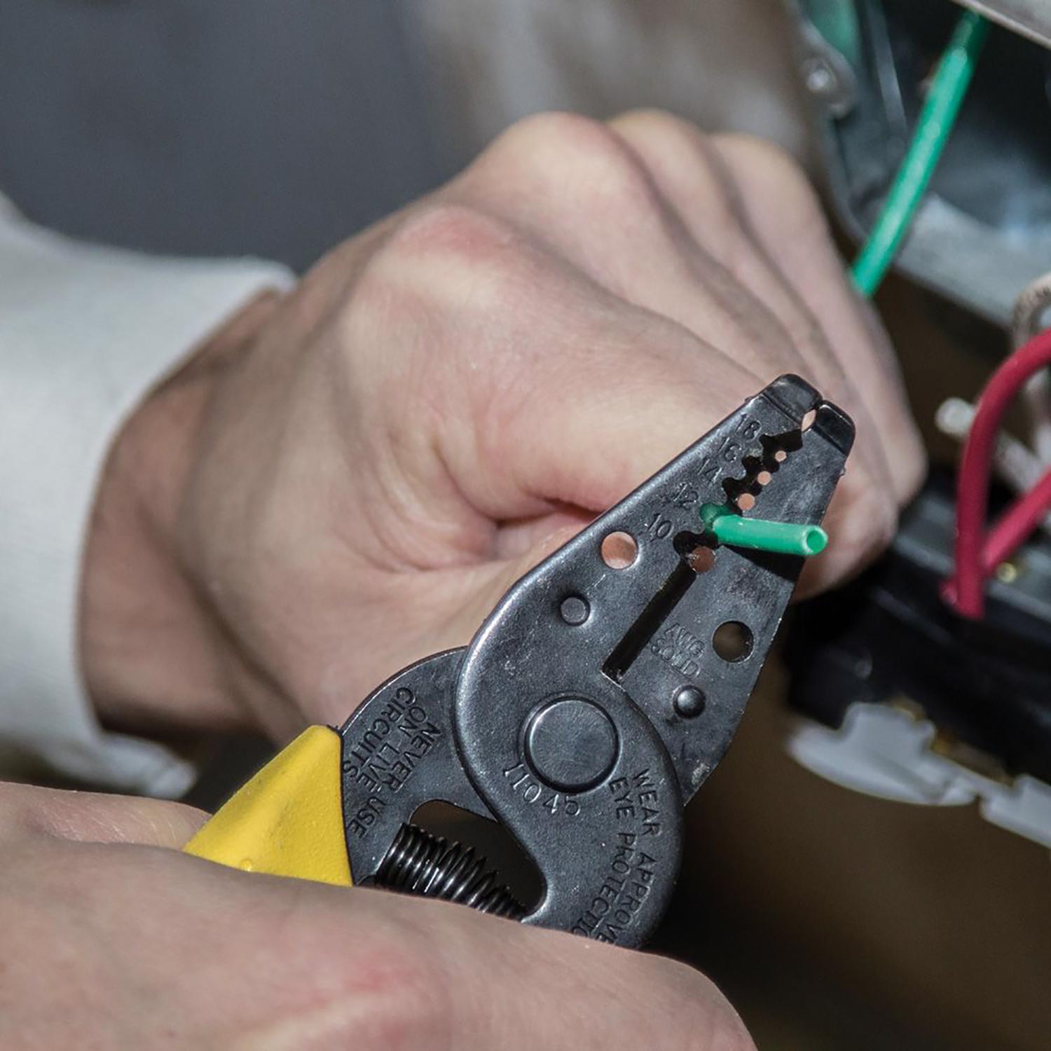 Klein Tools 18 Ga. 6-1/4 in. L Wire Stripper/Cutter - Jamoozus