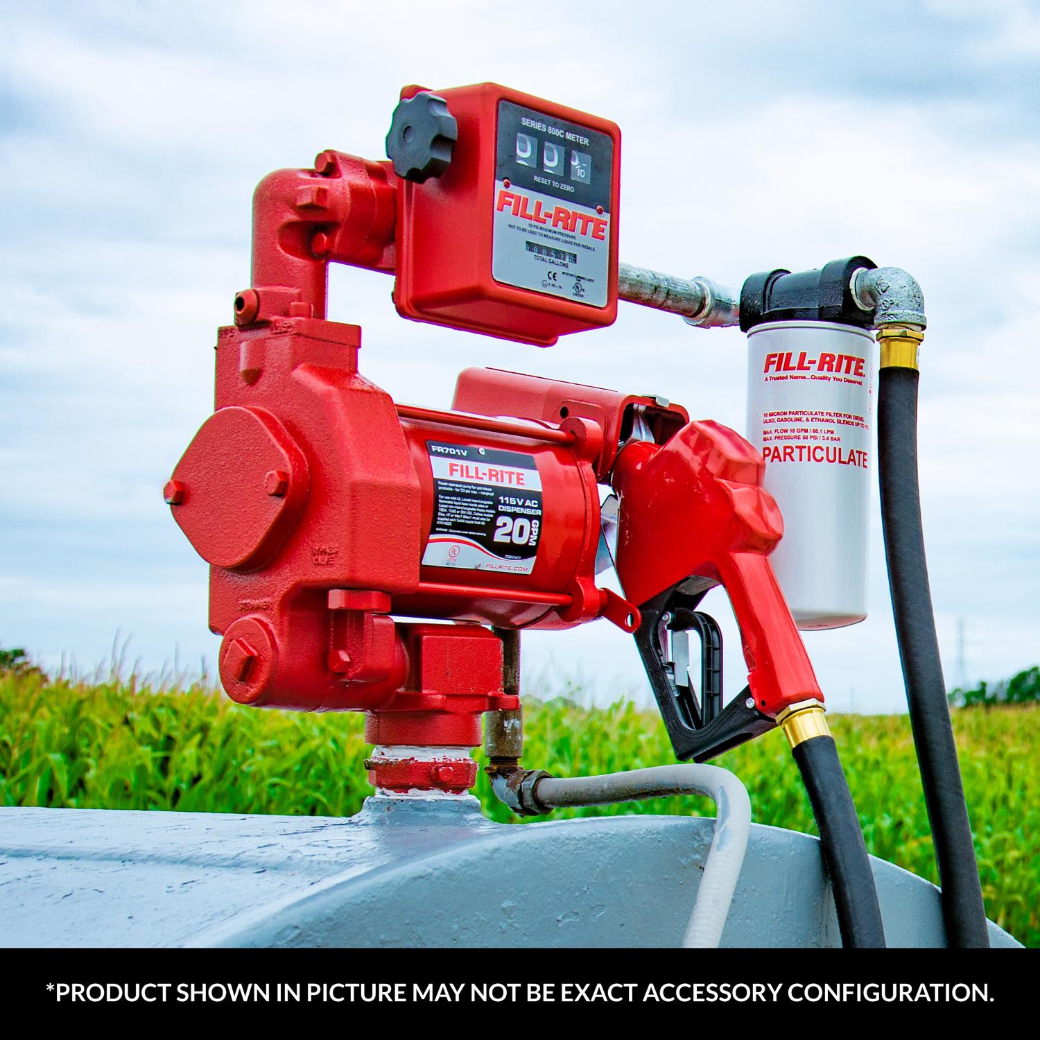 Fill-Rite Aluminum Fuel Nozzle With Hook - Jamoozus