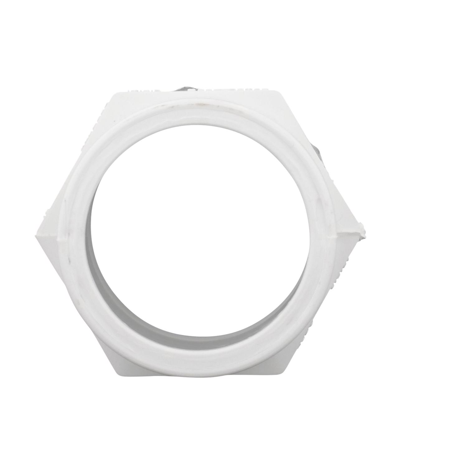 Charlotte Pipe Schedule 40 1-1/2 in. Spigot X 1-1/4 in. D Hub PVC 2-3/16 in. Trap Adapter 1 pk - Jamoozus