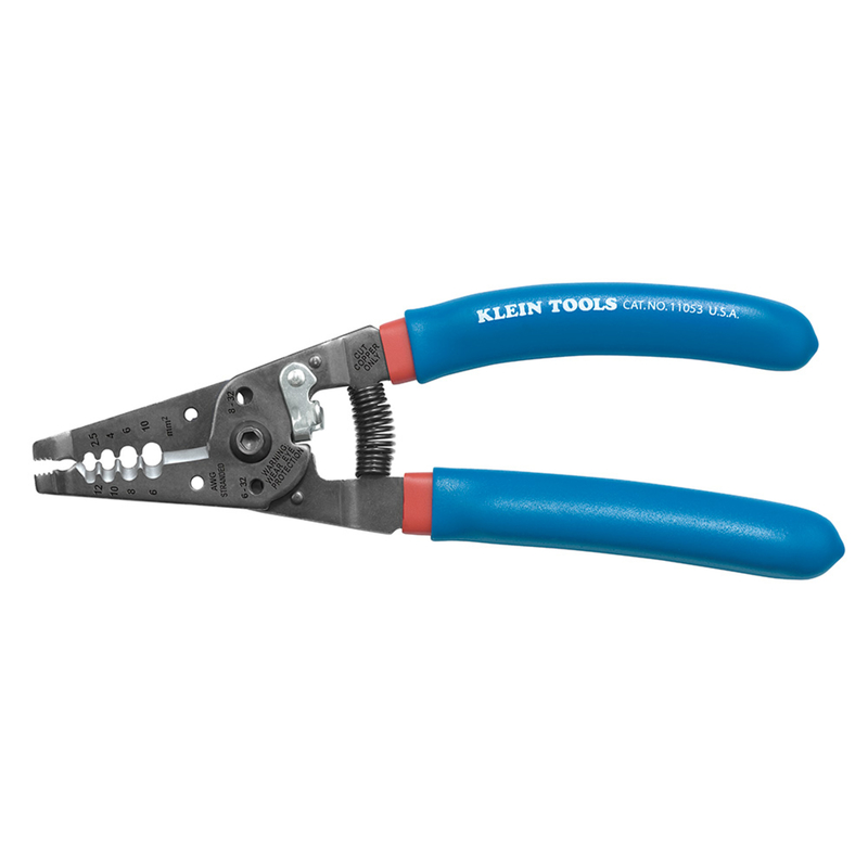 Klein Tools Klein-Kurve 12 Ga. 7.1 in. L Wire Stripper/Cutter - Jamoozus
