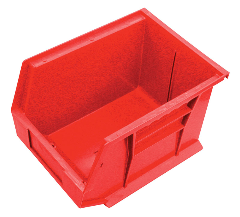 Quantum Storage 8-1/4 in. W X 6-3/4 in. H Tool Storage Bin Polypropylene 1 compartments Red - Jamoozus