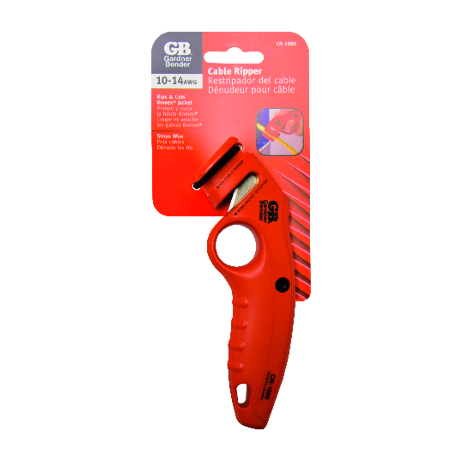 Gardner Bender 10-14 Ga. 4 in. L Cable Ripper - Jamoozus