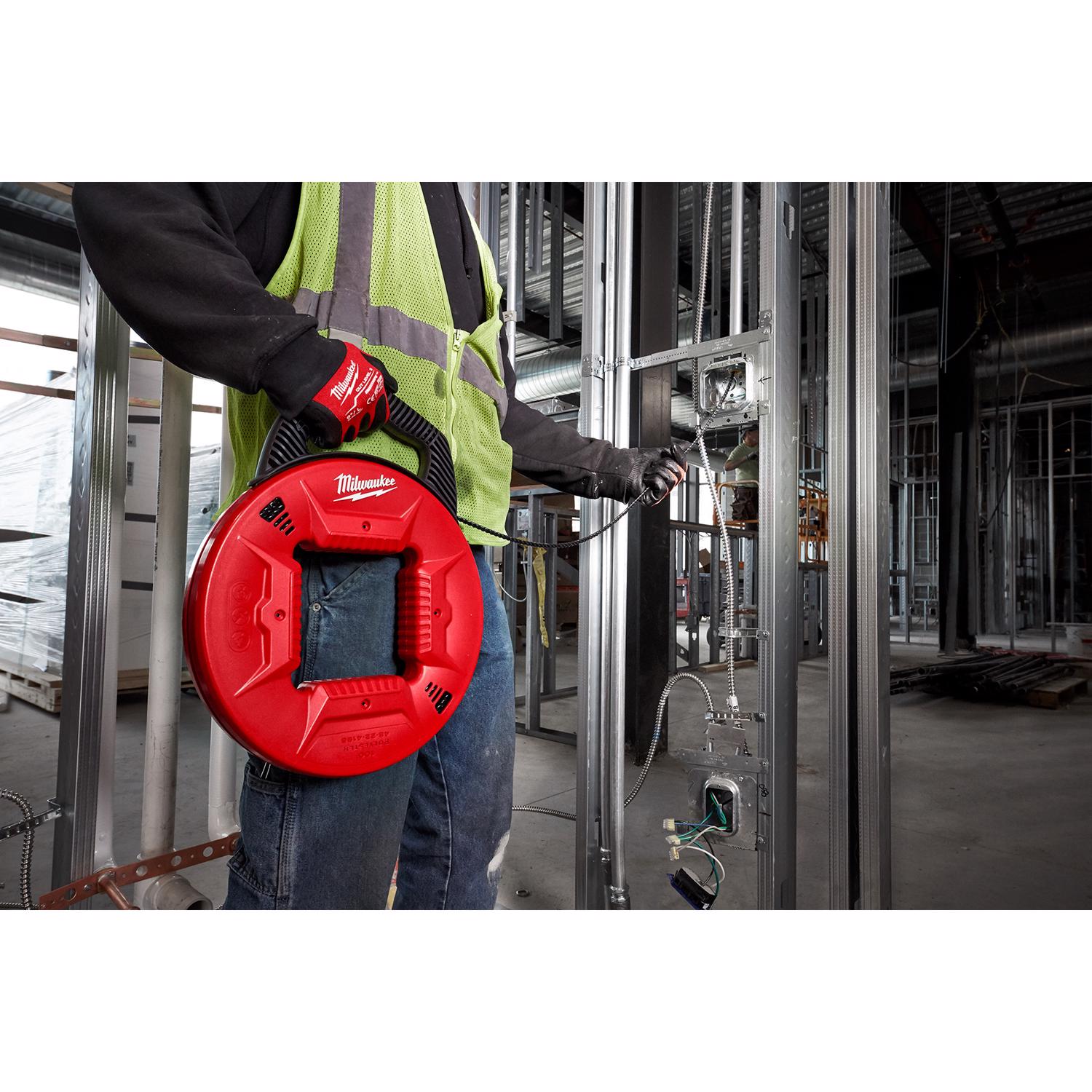 Milwaukee 100 ft. L Poly Fish Tape 1 pk - Jamoozus