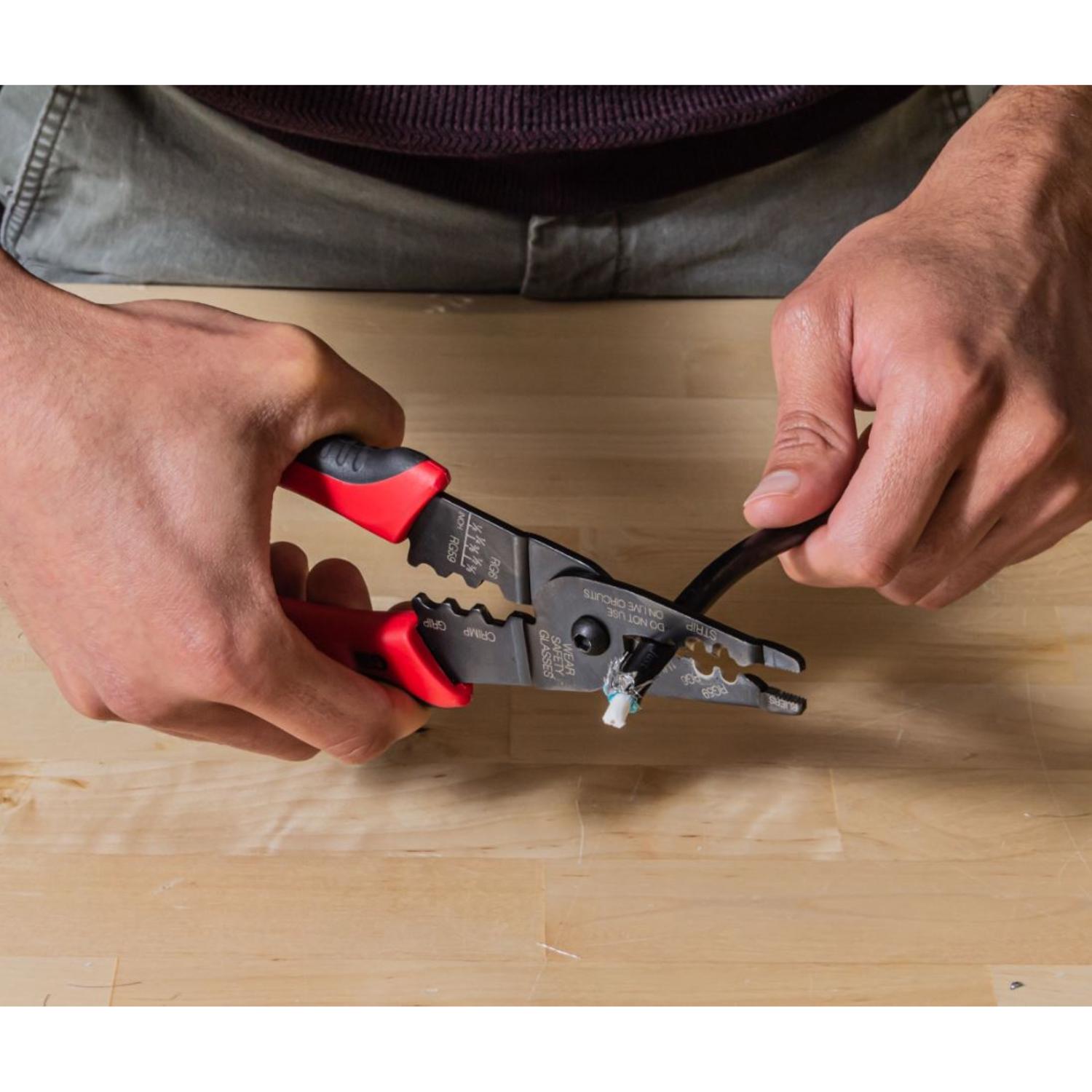 Gardner Bender 1-1/4 in. L Black/Red Coaxial Cable Stripper - Jamoozus