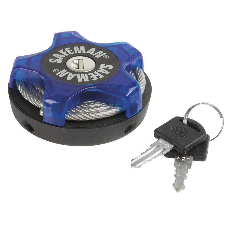 Safeman 1 in. H X 2 in. W X .9 in. L Steel Key Multifuction Quick Lock - Jamoozus