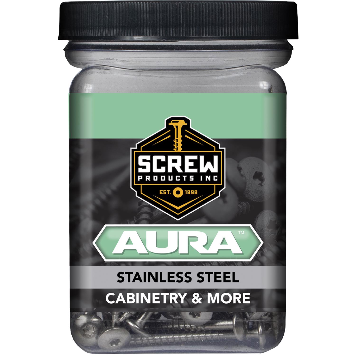 Screw Products AURA No. 10 X 2.5 in. L Star Cabinet Screws 1 lb 71 pk - Jamoozus