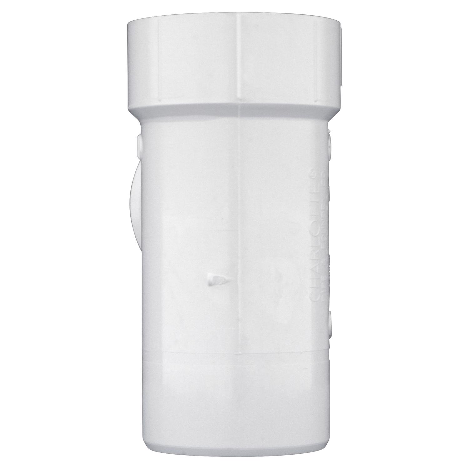 Charlotte Pipe Schedule 40 3 in. Hub X 3 in. D Hub PVC Sanitary Tee 1 pk - Jamoozus