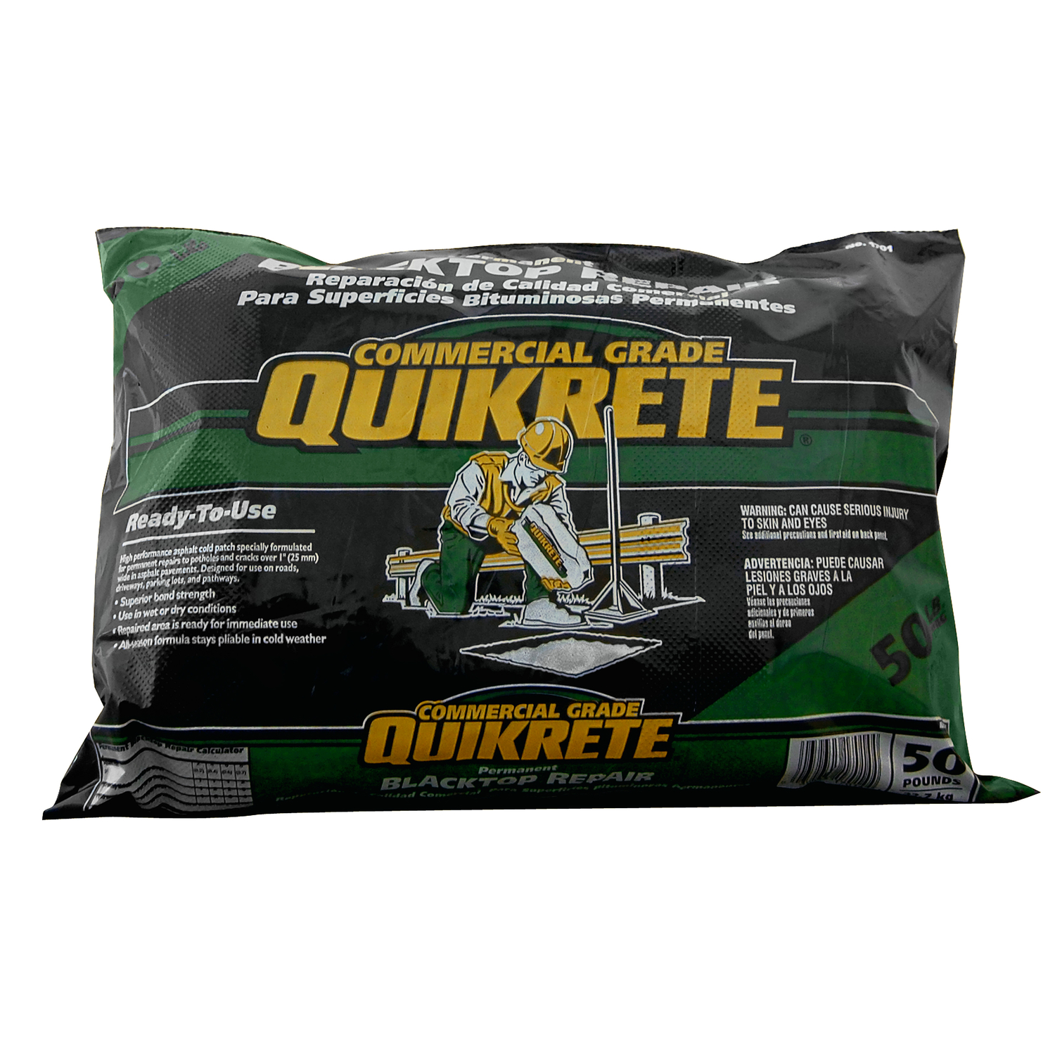 Quikrete Black Blacktop Repair 50 lb - Jamoozus