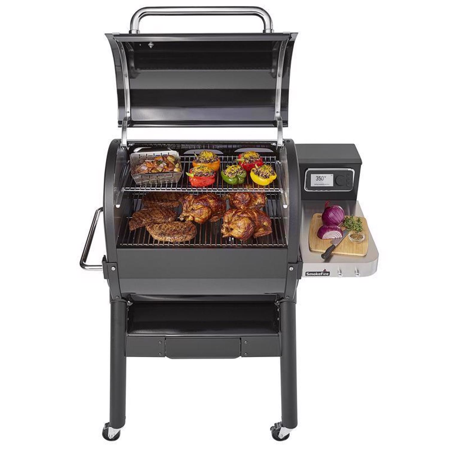 Weber SmokeFire EX4 2nd Gen Wood Pellet WiFi Grill Black - Jamoozus