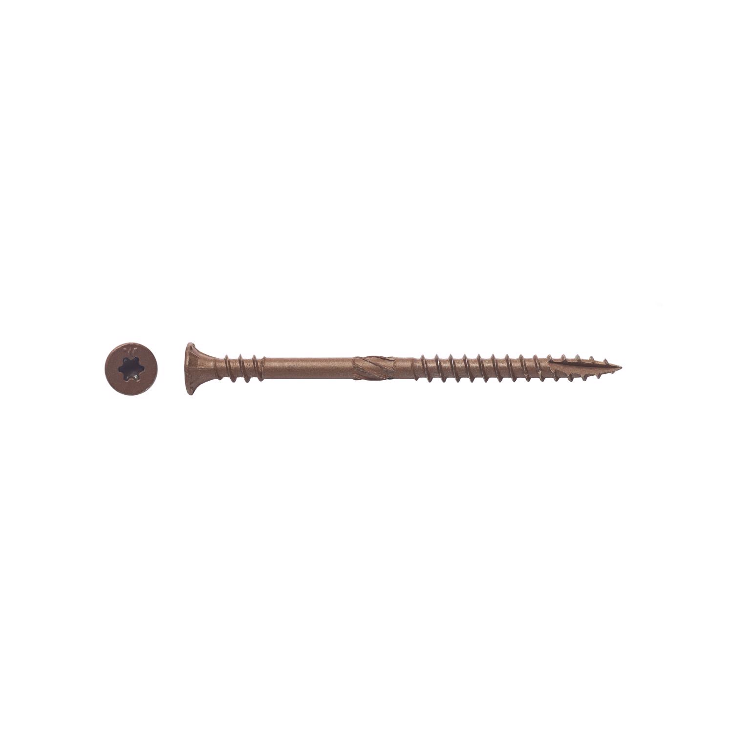 Big Timber No. 10 X 2-5/8 in. L Star Brown Exterior Wood Screw 4.67 lb 350 pk - Jamoozus