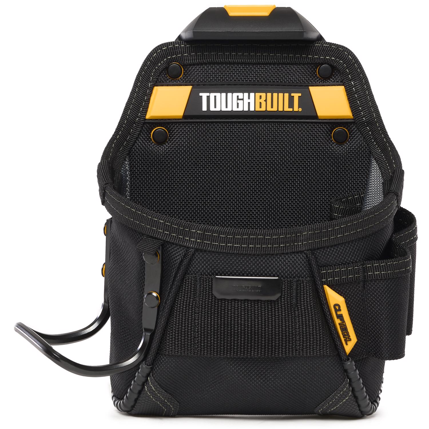 ToughBuilt 9.5 in. W X 10 in. H Project Pouch/Hammer Loop 6 pocket Black/Yellow 1 pc - Jamoozus