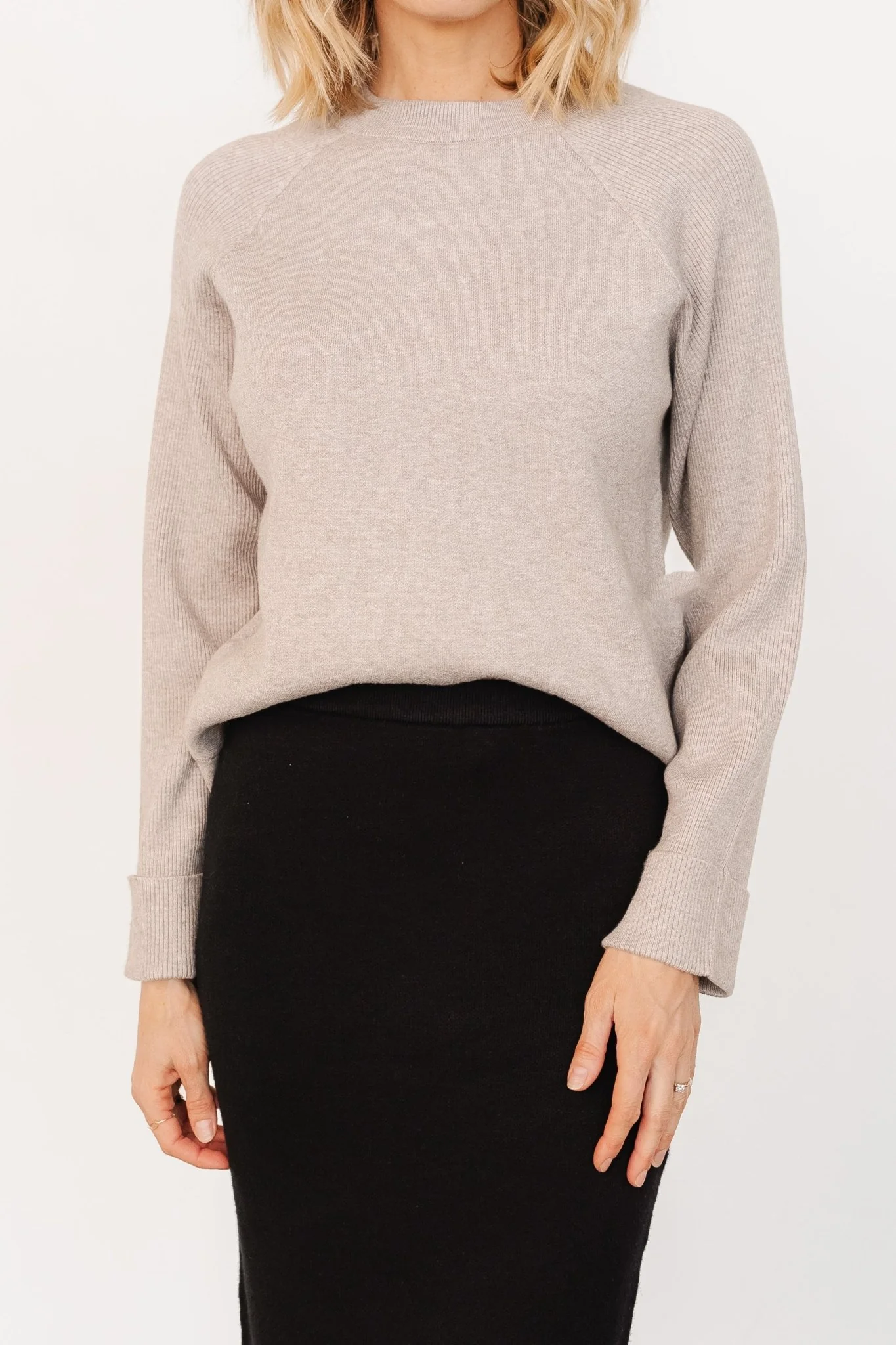 Alonso Knit Midi Skirt | Black - Jamoozus