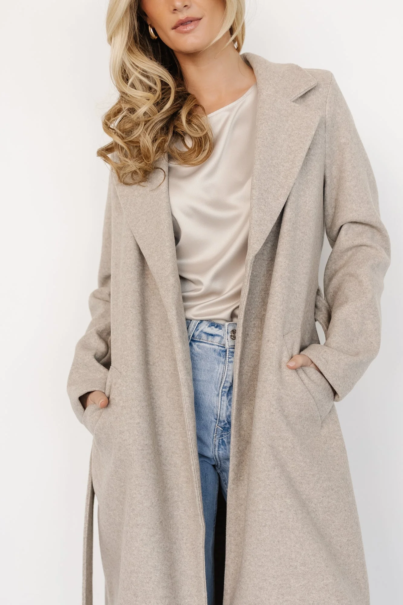 Valdez Long Coat | Stone - Jamoozus