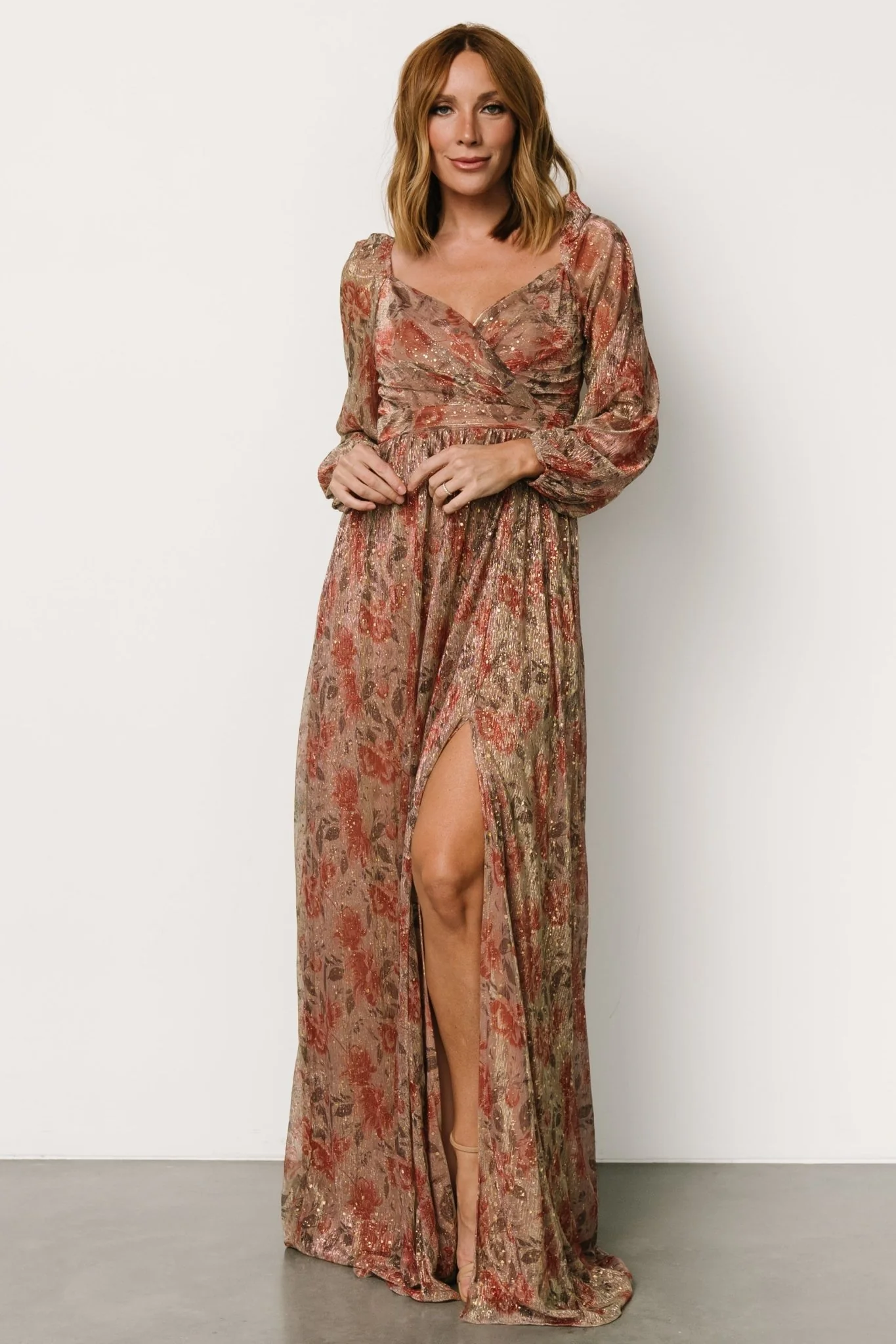 Kirsi Maxi Dress | Rose Floral - Jamoozus