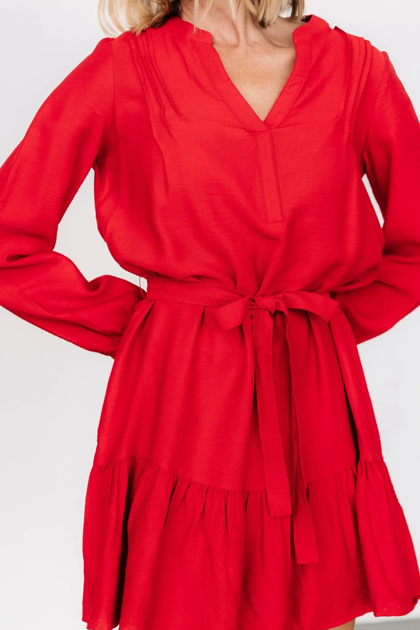 Fuji Short Dress | Red - Jamoozus