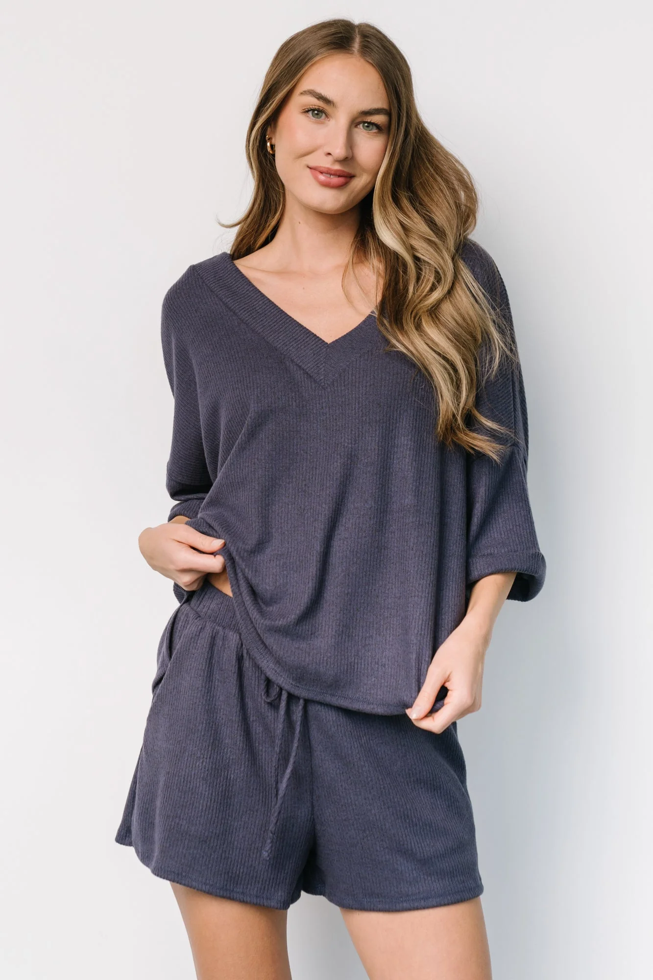 Chicago Lounge Top | Navy - Jamoozus